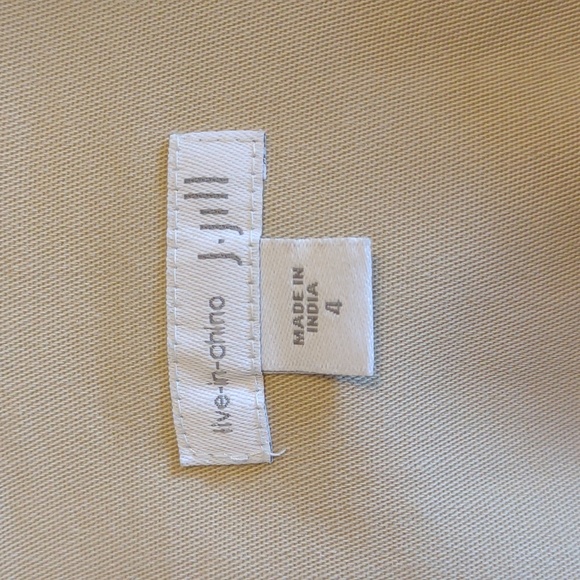 J. Jill Live-In Chino Tan/Khaki Shirt Dress - Picture 8 of 10